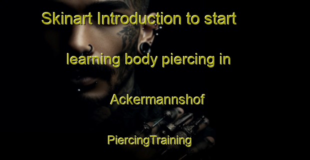 Skinart Introduction to start learning body piercing in Ackermannshof | PiercingTraining | PiercingClasses | SkinartTraining-Germany