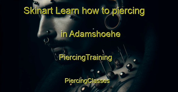 Skinart Learn how to piercing in Adamshoehe | PiercingTraining | PiercingClasses | SkinartTraining-Germany