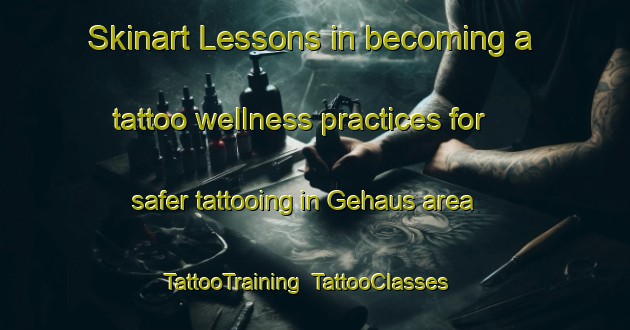 Skinart Lessons in becoming a tattoo wellness practices for safer tattooing in Gehaus area | TattooTraining | TattooClasses | SkinartTraining-Germany