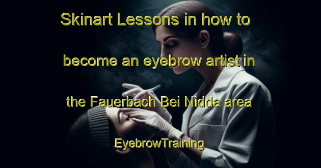 Skinart Lessons in how to become an eyebrow artist in the Fauerbach Bei Nidda area | EyebrowTraining | EyebrowClasses | SkinartTraining-Germany