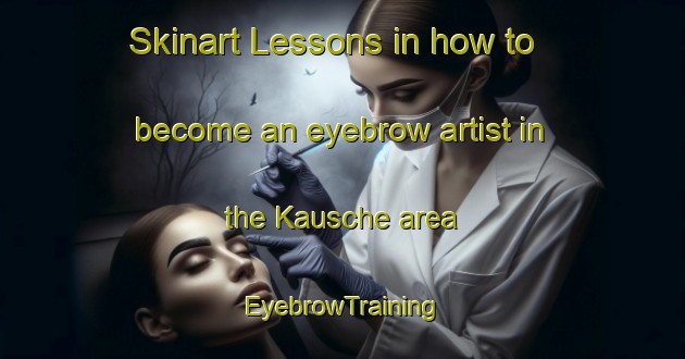 Skinart Lessons in how to become an eyebrow artist in the Kausche area | EyebrowTraining | EyebrowClasses | SkinartTraining-Germany