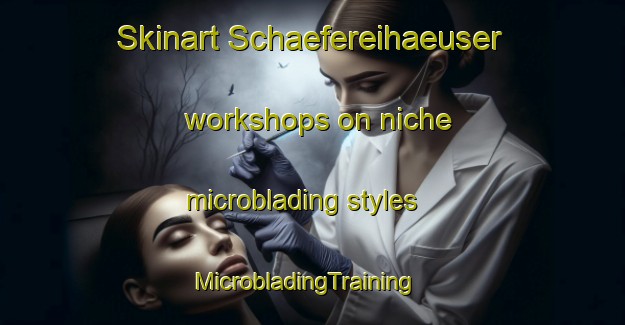 Skinart Schaefereihaeuser workshops on niche microblading styles | MicrobladingTraining | MicrobladingClasses | SkinartTraining-Germany